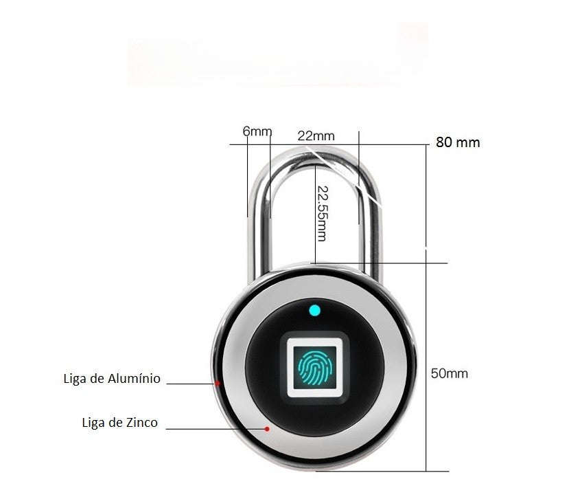 Gräd CB-45 Biometric Padlock